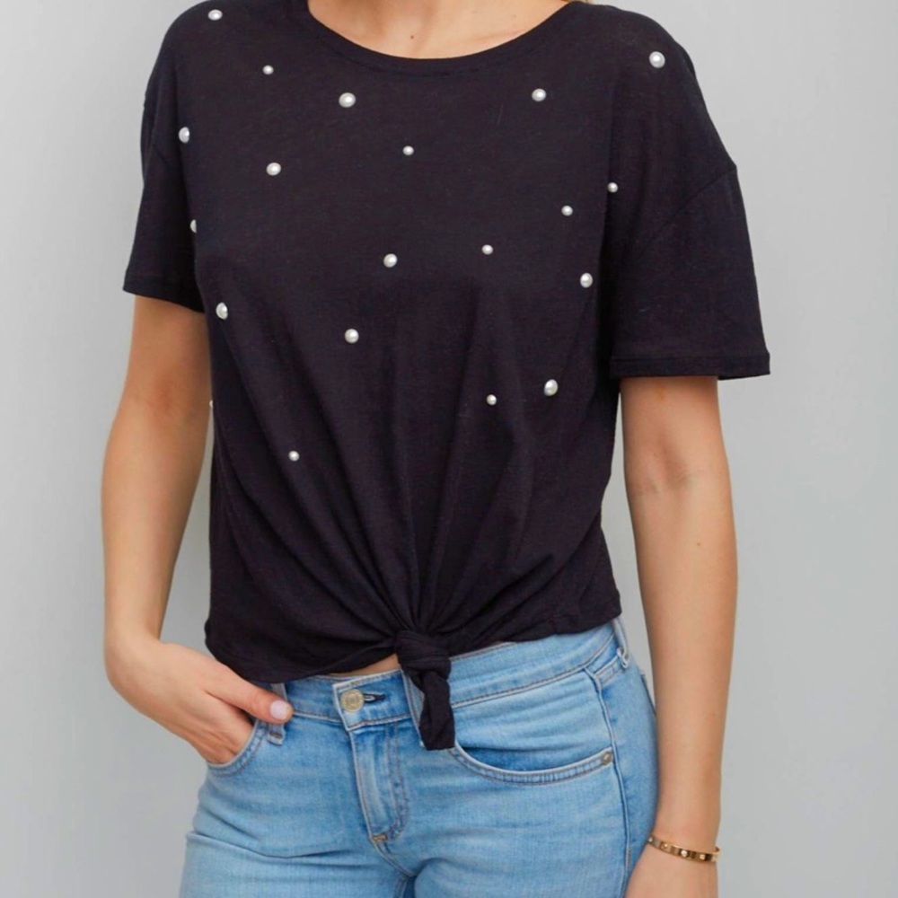 GENERATION LOVE Ava Pearls top